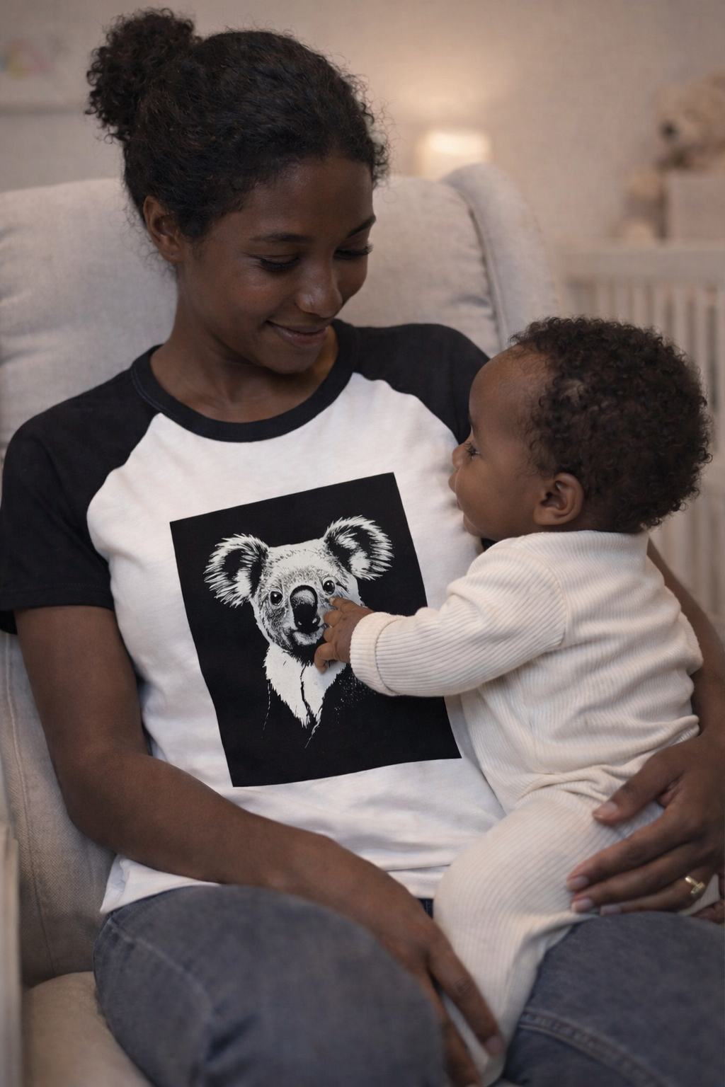 Koala Raglan Baby Tee