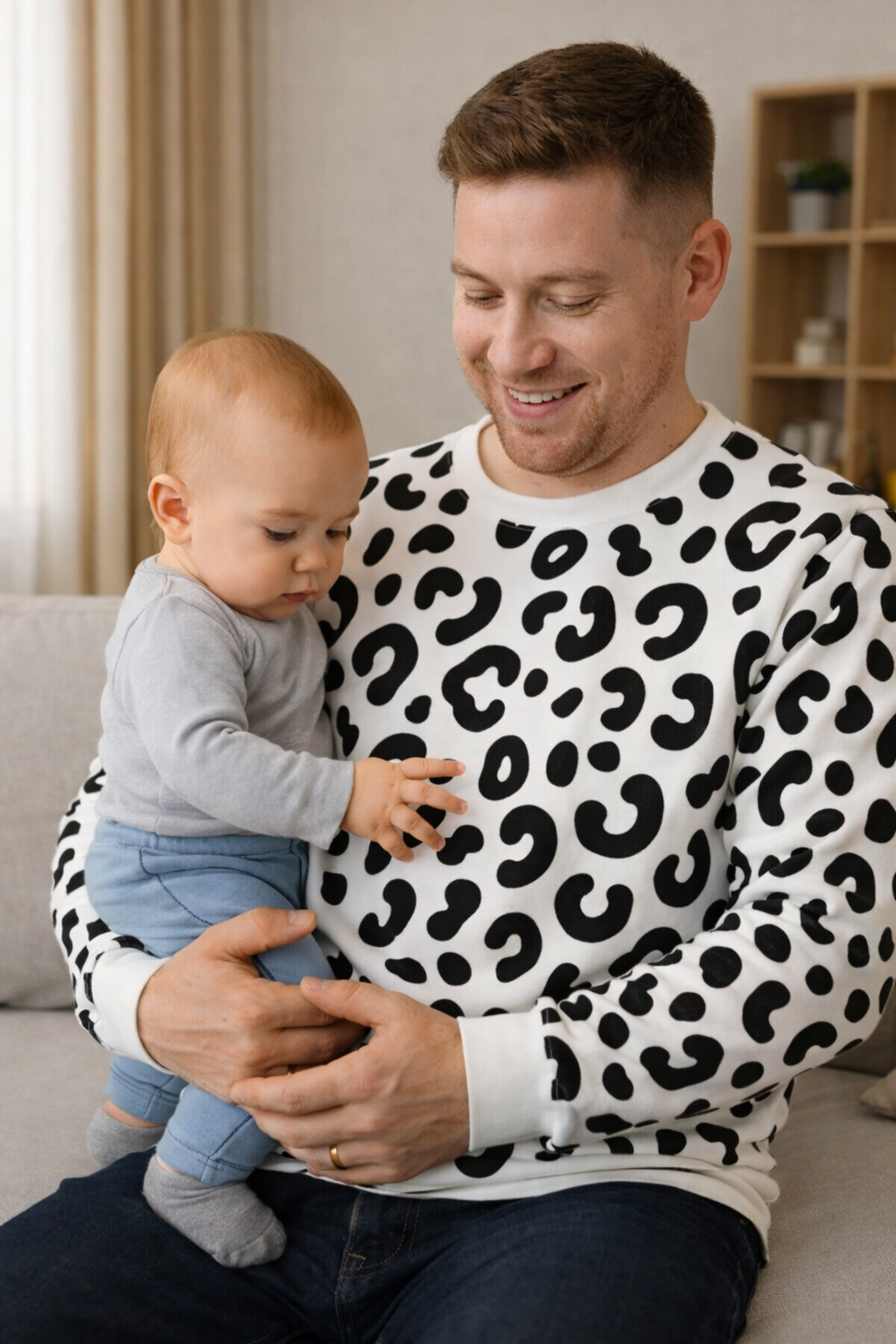 Sensory Sweatshirt for Baby Bonding