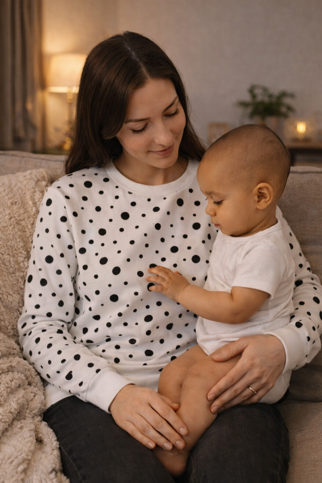 Sensory Sweatshirt — Soft, Cozy & Designed for Baby’s Eyes