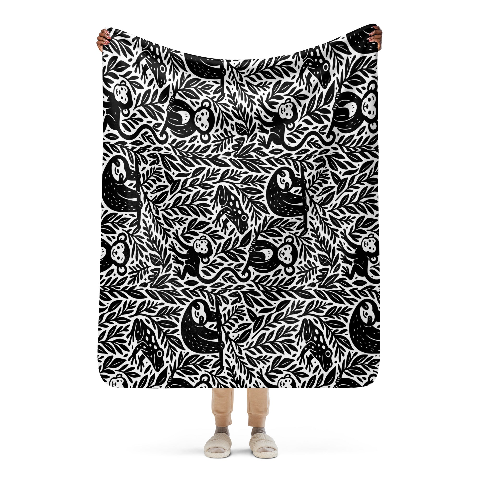 Buggabrite Rainforest Tummy Time Visual Development Baby Blanket