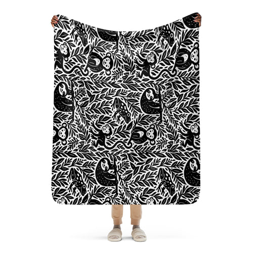 Buggabrite Rainforest Tummy Time Visual Development Baby Blanket
